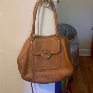 Tory Burch Brown Leather Satchel